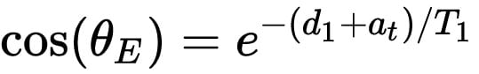 Fig6 The Ernst Angle equation