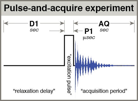 Pulse-and-acquire NMR experiment